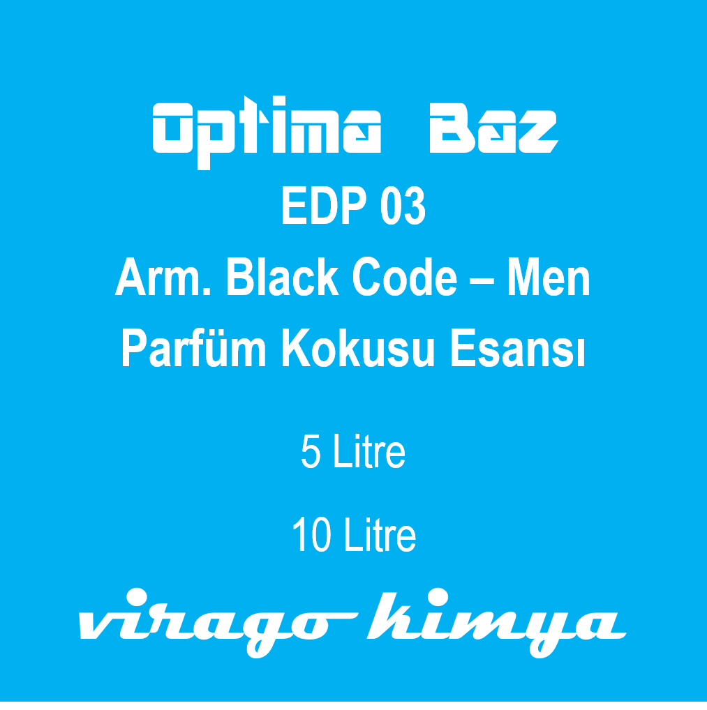 Optima Baz EDP 03 - Black Code Men Parfüm Kokusu Esansı