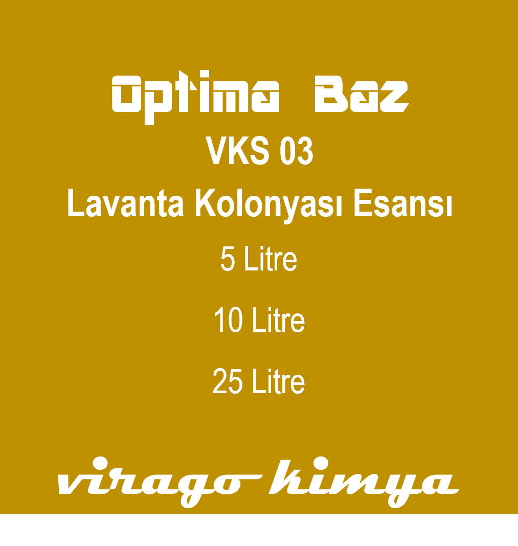 Optima Baz VKS - 03 Lavanta Kolonyası Esansı 