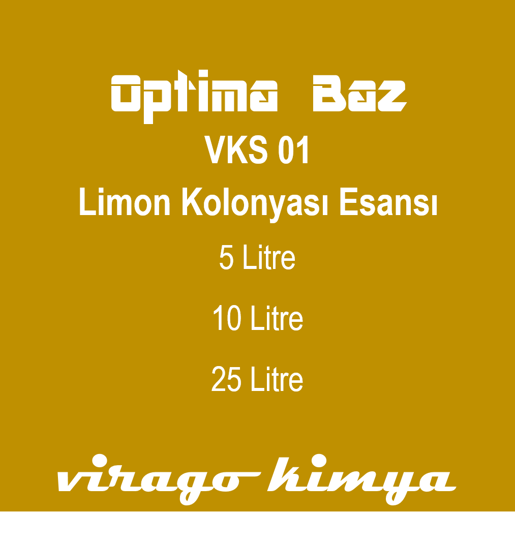Optima Baz VKS - 01 Limon Kolonyası Esansı 